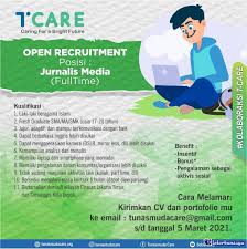 Maybe you would like to learn more about one of these? Lowongan Kerja Sma Posisi Jurnalis Agustus 2021