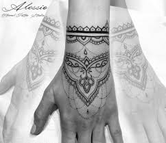 Starting rate for minimal palm designs: Ornamental Henna Hand Tattoo