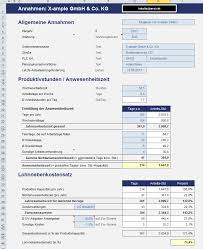 Formblatt 221 excel vorlage kostenlos. Stundensatz Berechnen Formel Rechner Excel Download