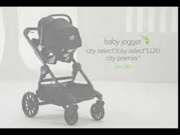 Attaching A Car Seat Adapter To The City Select City Select Lux And City Premier Youtube
