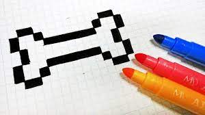 Maybe you would like to learn more about one of these? Handmade Pixel Art How To Draw A Bone Pixelart Halloween Youtube