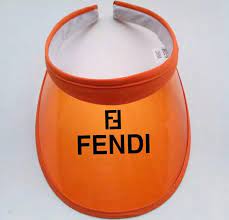 Inspired Fendi Sun Visor Designer Hat All Colors Sun Visor Etsy Hat Designs Fendi Sun Visor Hat