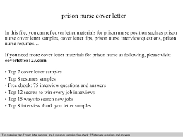 Prison Nurse Cover Letter