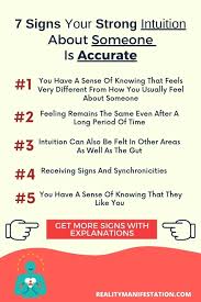 7 Signs Your Strong Intuition About Someone Is Accurate Reality Manifestation