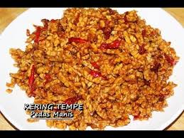 Sajikan orek tempe basah pedas. Resep Masakan Tempe Kering Manis