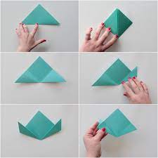 Origami fleur facile pliage de tulipe en papier. 1001 Modeles D Origami Fleur Facile Pour Celebrer Le Retour Du Printemps