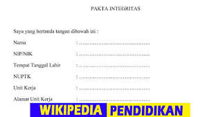 Oleh sebab itu, contoh pakta integritas ppg guru daljab tahun 2021 yang kami bagikan ini, sedikit banyak bisa membantu teman sejawat disaat harus mengumpulkan dokumen pendukung dalam mengikuti program profesi guru tahun ini. Contoh Pakta Integritas Guru Cara Golden