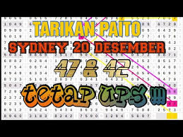 Prediksi Sydney Tarikan Paito 20 Desember 2020 Bocoran Togel Sydney Youtube