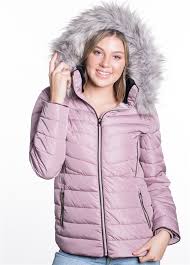 Women S Puffer Jacket With Detachable Faux Fur Hood Vegan Leather Piping And Side Gathering Women's puffer jackets & coats. 4230n so2027 new mauve women s puffer jacket with detachable faux fur hood vegan leather piping and side gathering 1 2 2 1