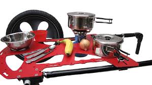 benpacker hiking trailer backpacking carrier bicyle trailer pilger wandern zelten