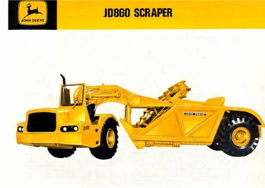 John Deere 860 Scraper