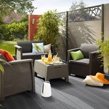 Leroy merlin terrasse composite prix. Planche Composite Pvc Et Bois Espace Gris L 240 X L 18 Cm X Ep 20 Mm Leroy Merlin