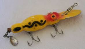 Black And Yellow Fishing Lures Vintage Bomber Lure Yellow Black Spotted Striped Fishing Plug Vintage Fishing Lures Bomber Lures Vintage Fishing