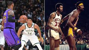 The los angeles lakers logo has undergone quite a few alterations throughout the brand's history. Milwaukee Bucks Vs Los Angeles Lakers A Connection From 1971 To The Present Nba Com India The Official Site Of The Nba