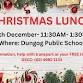 Free Community Christmas Lunch on Christmas Day event in Dungog NSW