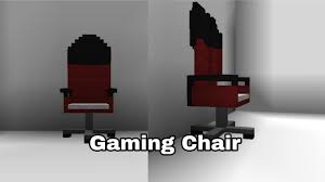 This reclining gaming chair built with ergonomic comfort in mind. Gaming Chair Mini Block Craft Youtube