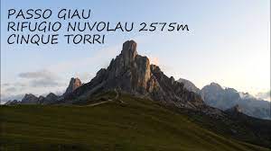 2000 mt strada passo giau. Dolomity Rifugio Nuvolau 2575m Cinque Torri Passo Giau Youtube