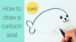 How To Draw A Cute Baby Seal Cartoon Easy Youtube The drawbot also has plenty of drawing and coloring pages! how to draw a cute baby seal cartoon easy