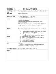2.0 menggunakan algoritma melalui pseudokod dan carta alir. Rph Tmk Tahun 6 2018