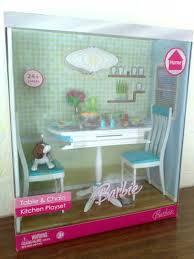 Barbie Home Table And Chairs Kitchen Playset Furniture 2006 New Barbie House Furniture Barbie Furniture Barbie Kitchen