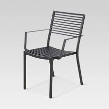 Aluminum Slat 4pk Patio Dining Chair Black Project 62 Target Dining Chairs Patio Dining Chairs Patio Dining