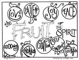 Fruit Of The Spirit Coloring Pages Free Printables Sunday School Coloring Pages Bible For Kids Vacation Bible School