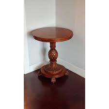 Maybe you would like to learn more about one of these? Traditional Ethan Allen Pineapple Pedestal Base Sophia Accent Table Chairish