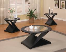 These not only work perfectly in smaller rooms, but they also give you the perfect spot for table lamps, decorative pieces or even a remote control. 3 Pc Modern Black Coffee Table End Table Set 701501 Savvy Discount Furniture Coffee Table End Table Set Living Room Table Sets Coffee Table