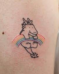 Hình xăm full tay hình xăm mini cute ở ngón tay. Tattoo Artist Goodmorningtown Tattoo Artwoonz Rainbow Tattoos Funny Tattoos Tattoo Artists
