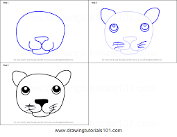 It took the research team two days travelling on foot to reach the site. How To Draw A Black Panther Face For Kids Printable Step By Step Drawing Sheet Drawingtutorials101 Com