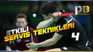 Etkili Servis Teknikleri 4 L Masa Tenisi Youtube