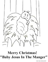 Christmas coloring pages jesus manger. The Birth Of Jesus Coloring Pages