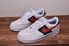 Nike Air Force 1 Black Price In Pakistan Custom Gucci Air Force 1 Low Red And Green Stripes Nike Air Nike Air Force Air Force