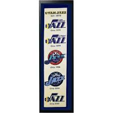 Before karl malone and john stockton, during malone and stockton, and after malone and stockton. Encore Select 110 20 Utah Jazz Logo History Felt Banner 14 X 37 In Walmart Canada
