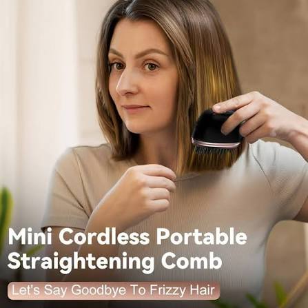 SHOPONIL Mini Wireless Straight Hair Brush, USB Rechargeable Portable Hair  Straightener Wireless Straightening Comb - Portable USB Charging Travel  Essential Hair Straightener - SHOPONIL : Flipkart.com