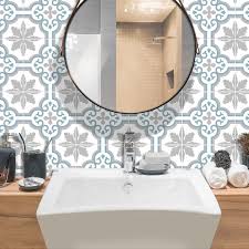 Credence Adhesive Imitant Carrelage Girona Bleu L 19 68 X L 19 68 Cm Smart Til Smart Tiles Carrelage Intelligent Credence Adhesive Carrelage Adhesif