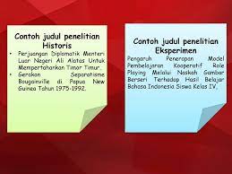Penelitian eksperimen pada prisipnya dapat didefinisikan sebagai. Pedoman Umum Penulisan Karya Ilmiah Skripsi Ppt Download