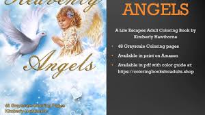 40+ angel coloring pages for adults for printing and coloring. Heavenly Angels Adult Coloring Book Pdf Life Escapes Grayscale Coloring Ebooks Pdf