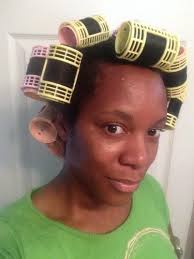 Sourcing guide for black hair rollers: No Heat Straightening Using Magnetic Curlers Beyond Black White