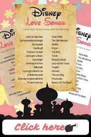 Disney Love Songs Guess The Disney Song Disney Bridal Shower Etsy Disney Bachelorette Disney Bachelorette Parties Bachelorette Party Themes