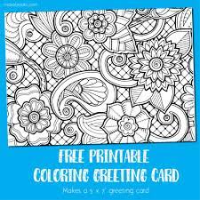Use our free online greeting card design templates to create personalized greeting cards for any occasion today! Coloring Card Greeting Card To Color Make Breaks