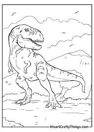 Advertisement it isn't hard to imagine the world full of dinosaurs, even though these extinct animals have. Tyrannosaurus Coloring Pages Updated 2021