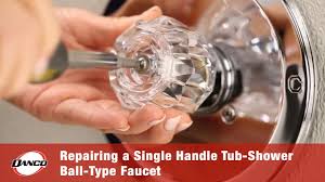 As long as the ledge or deck of your tub has enough room for the spout, as well as the handles for hot and cold. Repairing A Leaky Single Handle Tub Shower Ball Type Faucet Youtube
