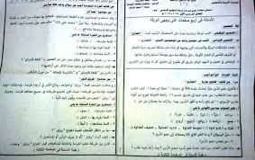 امتحان اللغة العربية للثالث الاعدادى الترم الاول 2016 بالقاهرة الامتحان التعليمى