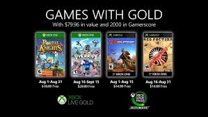 Todos los juegos de xbox 360 que existen. Novedades De Games With Gold Para Agosto 2020 Xbox Wire En Espanol
