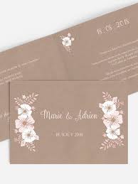 Couronnes florales, aquarelles, feuillages et petites fleurs. Faire Part Mariage Champetre Printanier