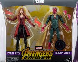 Vision and wanda prep a magic act, but vision begins to malfunction after swallowing gum, and wanda tries to get to know the other women of westview. Marvel Legends Scarlet Witch And Vision 2 Pack Review Toys With Tude