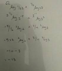 Ruas kiri bentuknya log, ruas kanan belum bentuk log, ubah dulu ruas kanan agar jadi bentuk log. Tentukan Nilai 2 Log 1 32 1 3 Log 27 Brainly Co Id