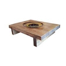 Rustic, vintage style coffee table. 4 Sleeper Rustic Farmhouse Coffee Table 1000x780x295 Ligneus Designs Uk
