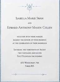 Edward Bella S Wedding Invitation Bella And Edward Wedding Breaking Dawn Wedding Bella Wedding